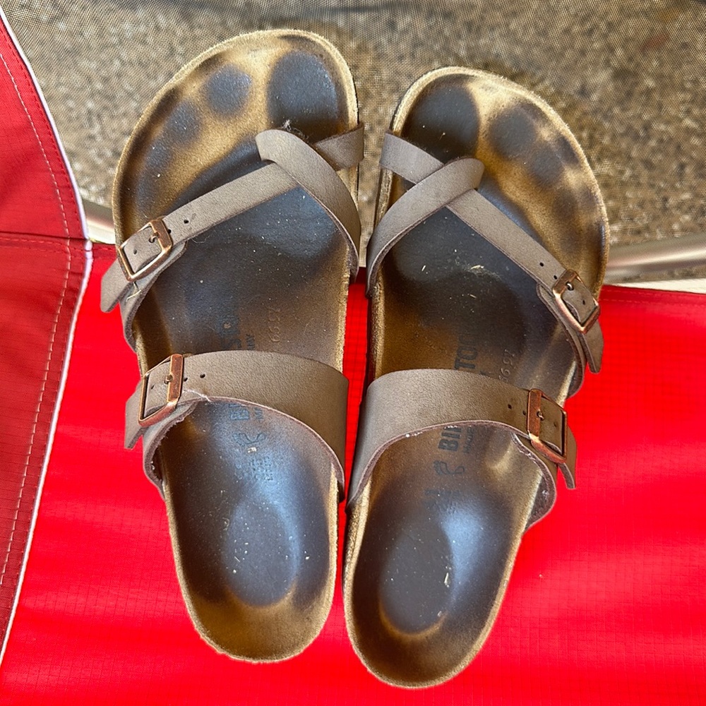 Well used Birkenstocks